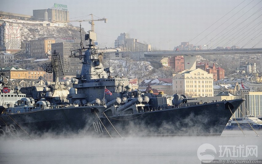 高清：實(shí)拍俄羅斯海軍各型艦艇大洋巡航