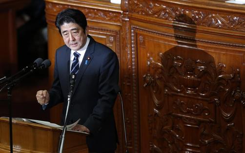安倍施政演說未談釣魚島 被指對華顯露軟姿態(tài)