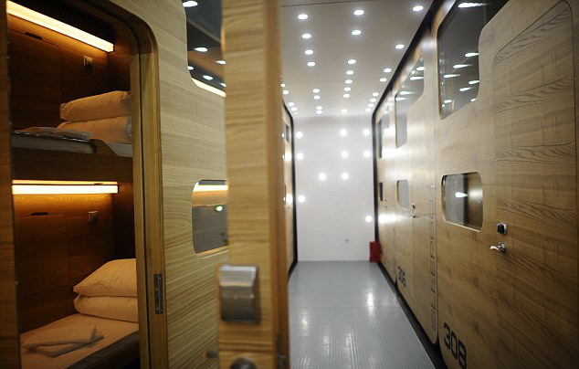 莫斯科首家膠囊旅館開業 麻雀雖小五臟俱全獲青睞