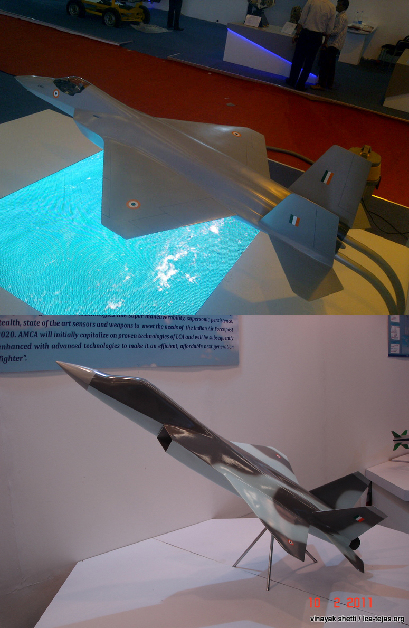 印度展示國產機身加長版中型五代戰機方案