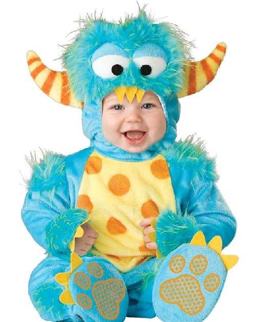 名人微博曬娃萌照 帶火嬰兒搞怪服裝