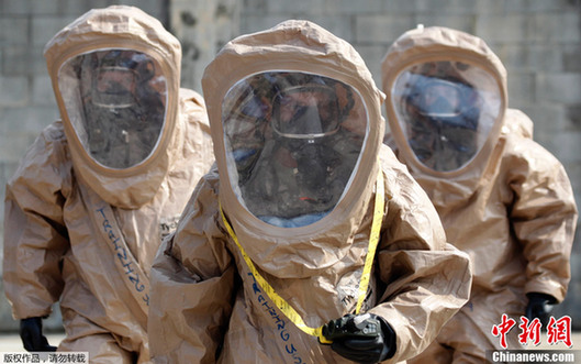 美陸軍第23化學大隊重駐韓國 進行裝備展示