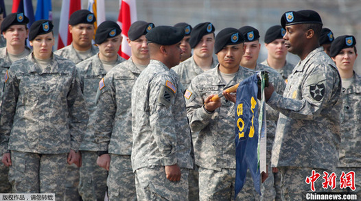 美陸軍第23化學大隊重駐韓國 進行裝備展示