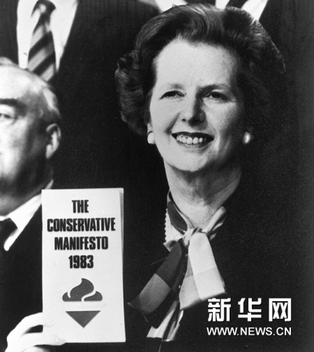 英國前首相撒切爾夫人8日因中風(fēng)去世享年87歲