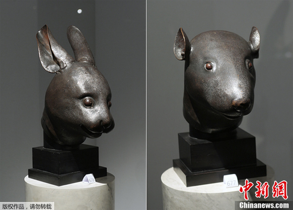 法國皮諾家族宣布將所購圓明園獸首無償送交中國