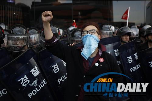 五一節亞洲多國勞動者游行 要求加薪改善工作環境