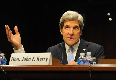 美國務卿克里警告俄羅斯不要向敘利亞出售導彈