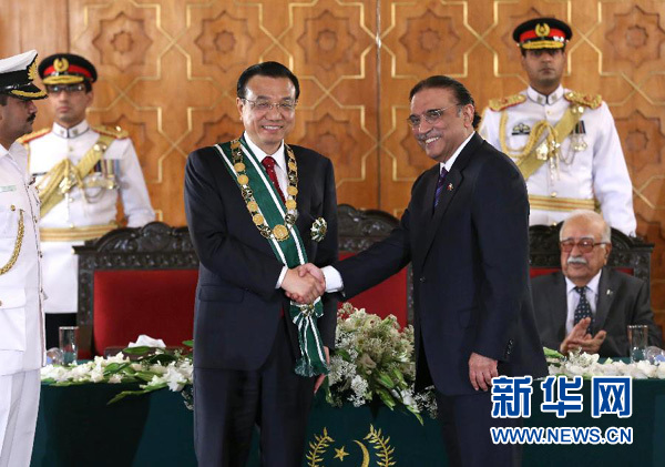 李克強：中巴永遠做真誠可靠的好兄弟