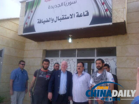 麥凱恩支持武器援助敘反對派 稱不會落入壞人手中