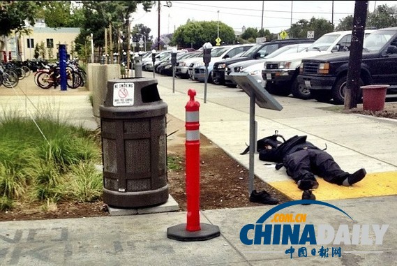 美加州城市男子槍殺4人后被擊斃 總統恰在當地