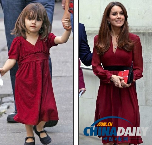 組圖：阿湯哥女兒成凱特王妃時尚向導 著裝風格驚似