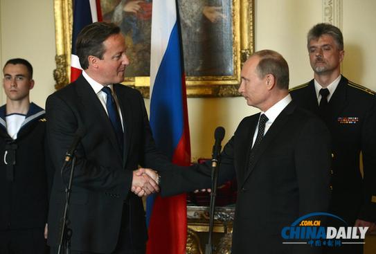 卡梅倫與普京會晤討論敘利亞問題