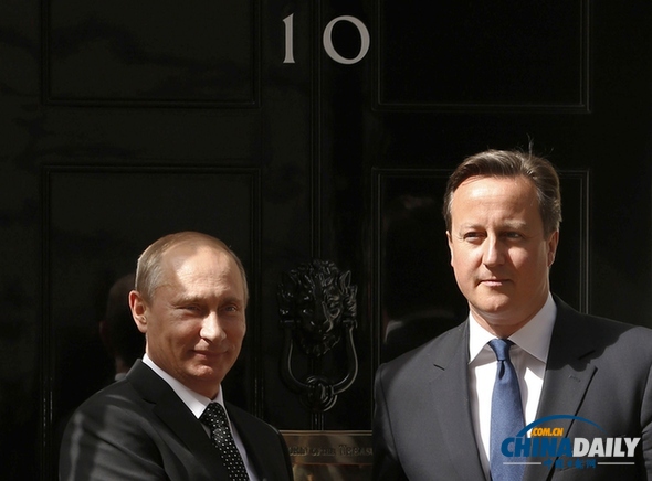 卡梅倫與普京會晤討論敘利亞問題