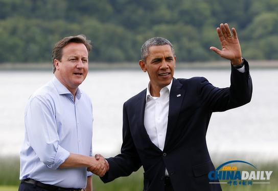 八國(guó)集團(tuán)峰會(huì)開幕 卡梅倫：必須插手?jǐn)⒗麃喚謩?shì)