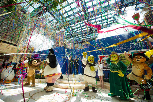 澳門啟動(dòng)“體驗(yàn)夢(mèng)工場(chǎng)”活動(dòng) 與功夫熊貓近距離接觸