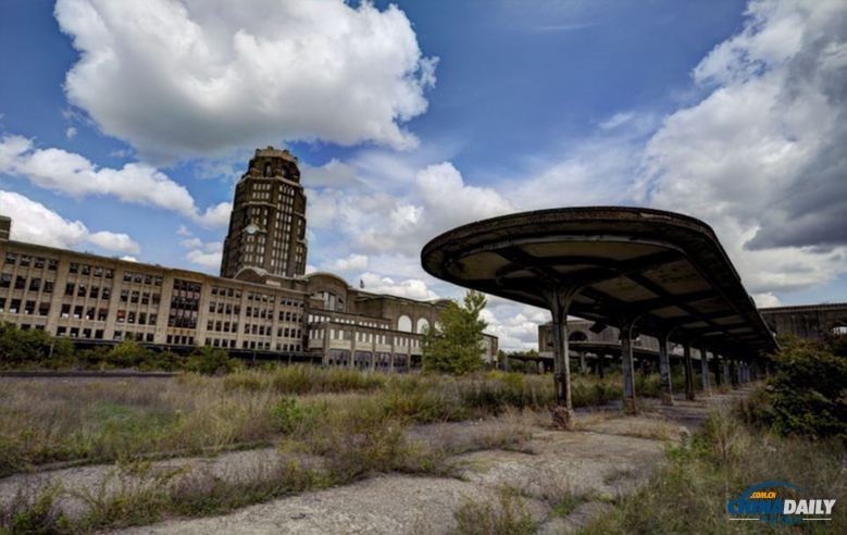 美國(guó)的衰退：原重工業(yè)基地人去樓破似鬼城（組圖）