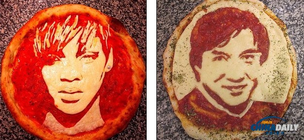 夢露、蕾哈娜、李小龍 名人臉譜披薩美味又動人