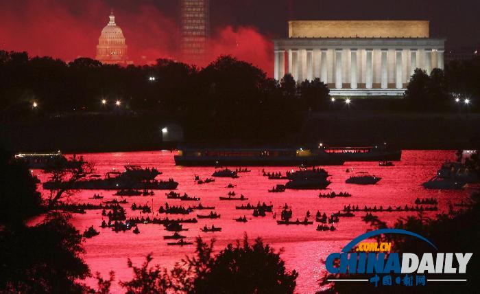 游行狂歡煙花！美國各地國慶活動集錦（組圖）