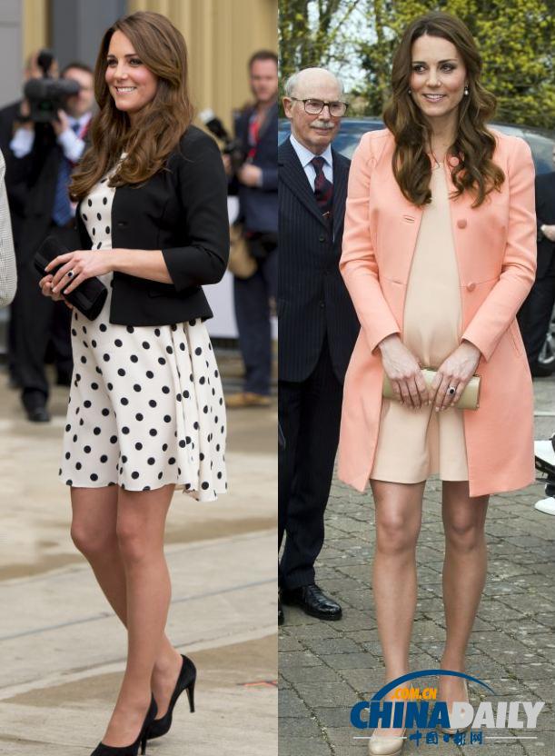 凱特王妃臨盆在即 準媽媽孕期穿衣經大盤點