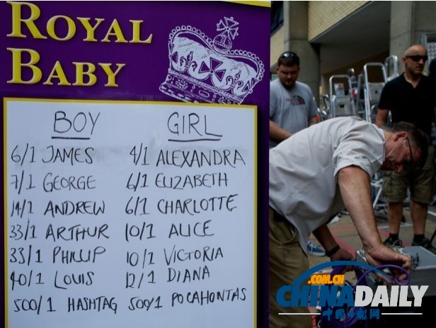 各國記者守候凱特生產太無聊 互相采訪開設賭局