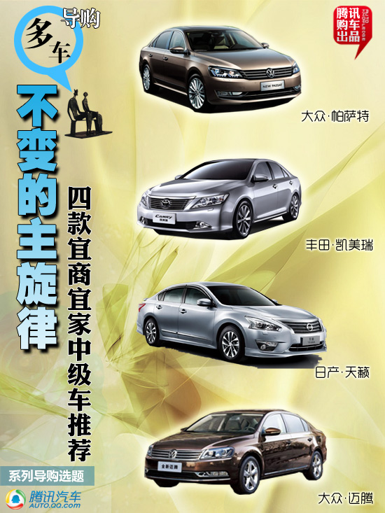 四款宜商宜家中級車推薦 不變的主旋律