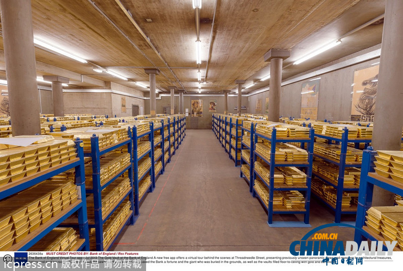 這才是真正的炫富!英格蘭銀行官方應(yīng)用曬金條