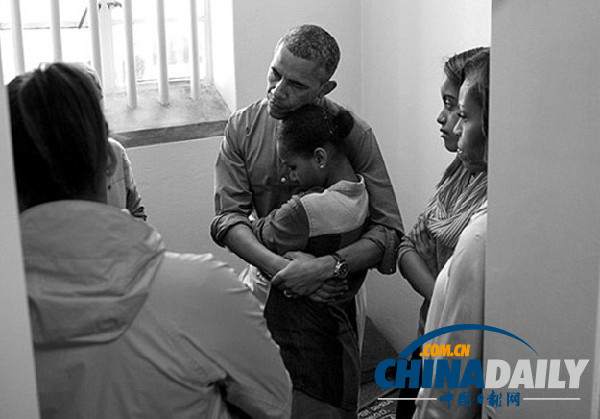 哄嬰兒睡覺做鬼臉 奧巴馬稱最好的工作就是當爸爸