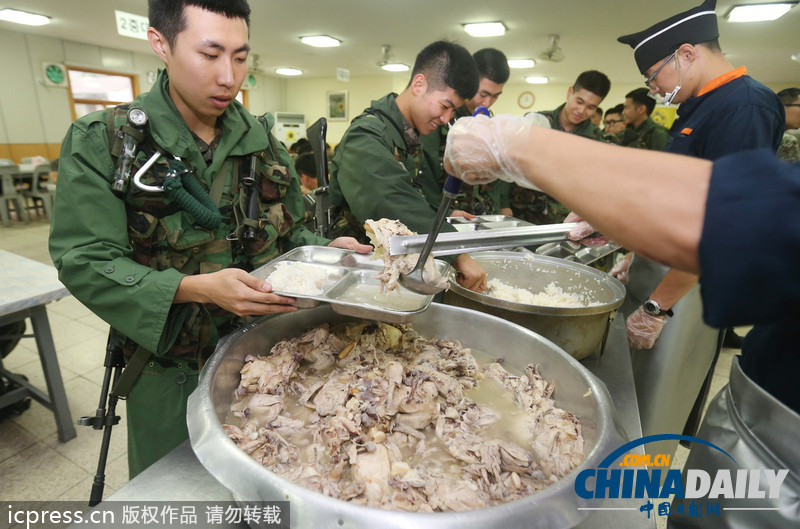 美味大補超幸福！韓國陸軍訓練食譜加入鮑魚參雞湯