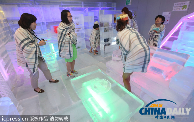 炎炎夏日來臨 韓國首爾美術館冰屋成兒童樂園