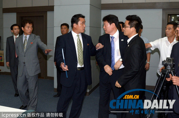 朝韓會談爆發(fā)肢體沖突 朝方關(guān)停電梯令韓方陷被動