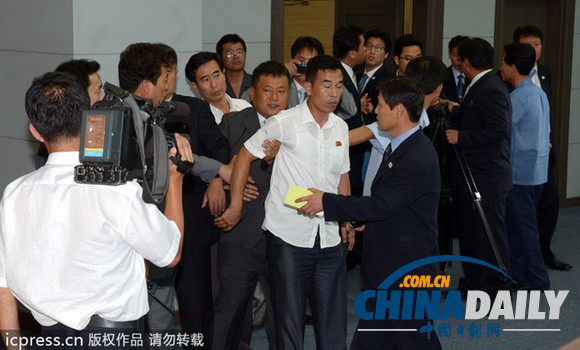 朝韓會談爆發肢體沖突 朝方關停電梯令韓方陷被動