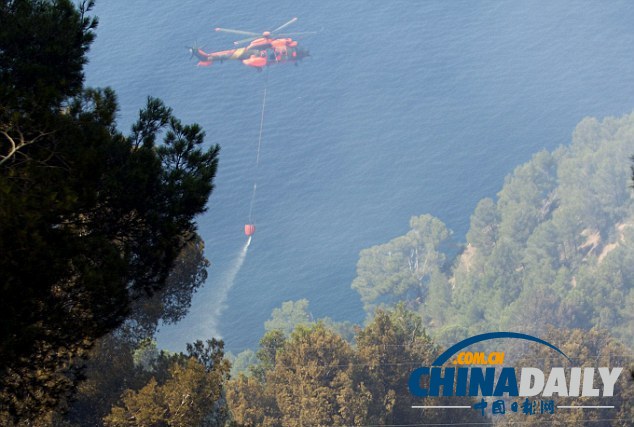 西班牙馬略卡島森林火災失控 700名居民撤離