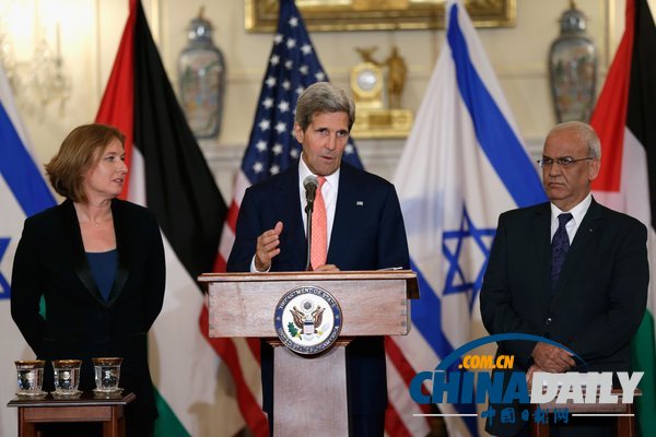 巴以和談停滯3年在美重啟 望9個月達成最終地位協議