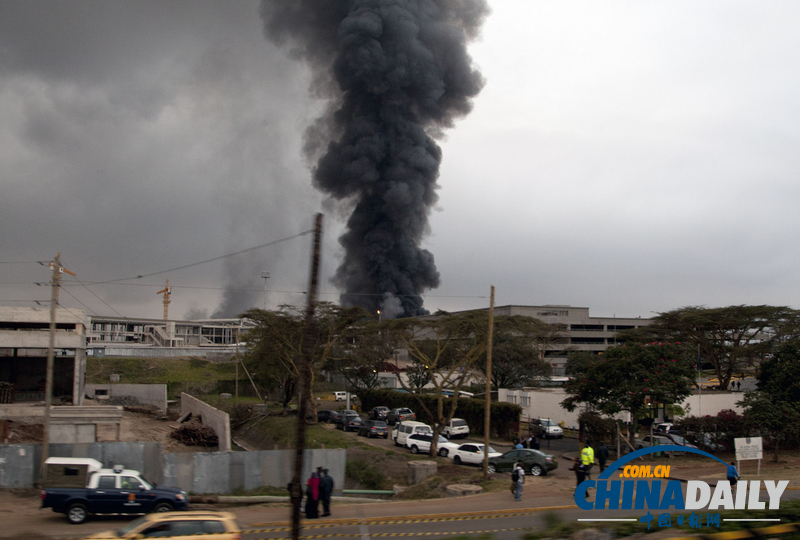 肯尼亞首都機場因大火關閉 傷亡情況不明（組圖）