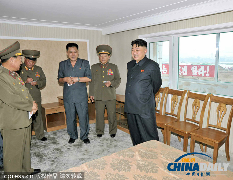 金正恩視察科學家住宅等朝鮮基礎建設（高清組圖）