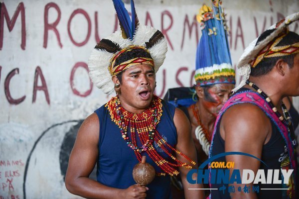 巴西里約印第安人占領當地一所印第安博物館（組圖）