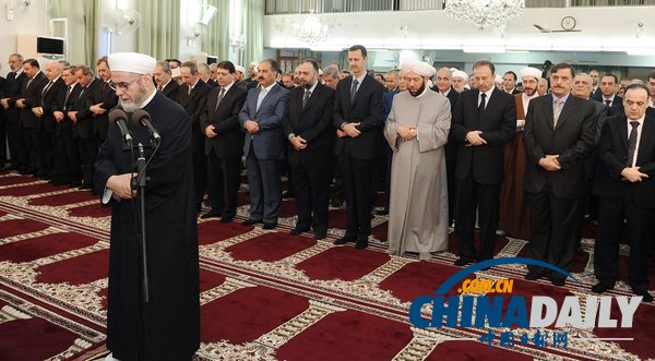 敘反對(duì)派稱攻擊總統(tǒng)車隊(duì) 官媒否認(rèn)遭襲（高清組圖）