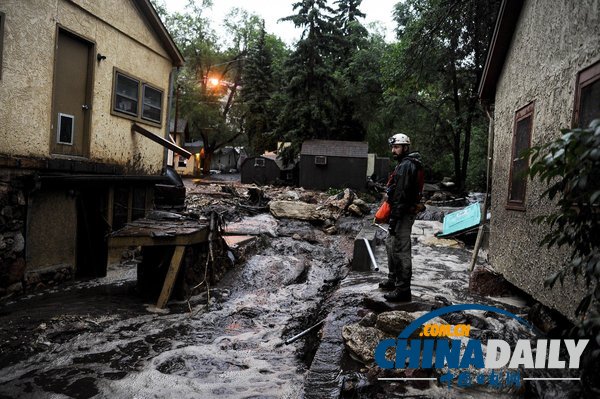 美國多地因暴雨發出洪水警報 已致1死3失蹤（圖）