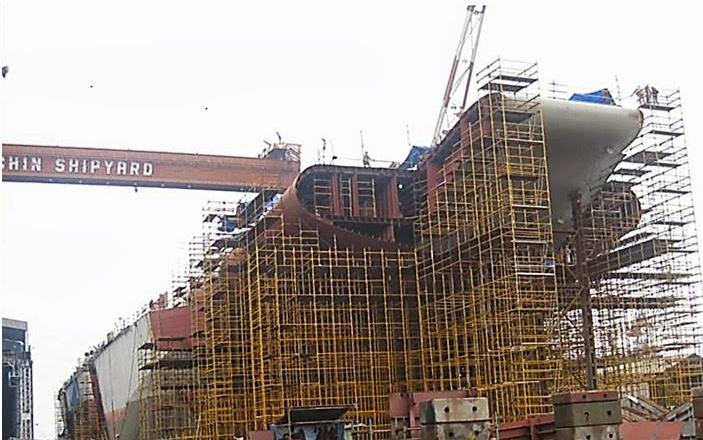 印度國產航母今將下水 雙航母即將達成