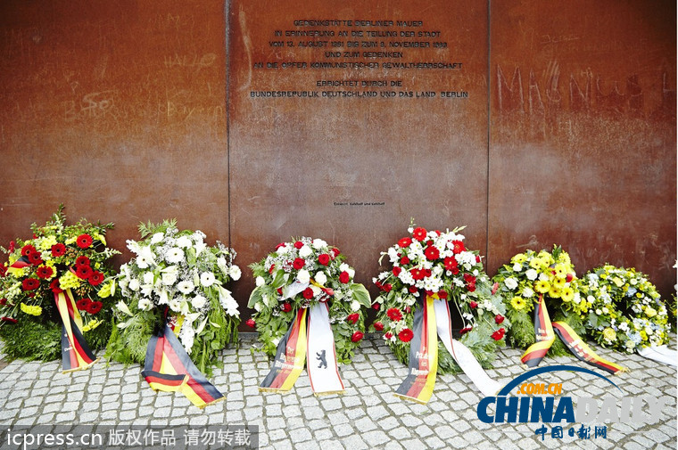 柏林墻建成52周年 默克爾客串老師講歷史