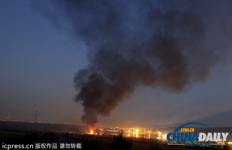 保加利亞液化氣罐車發(fā)生爆炸 導(dǎo)致12人受傷