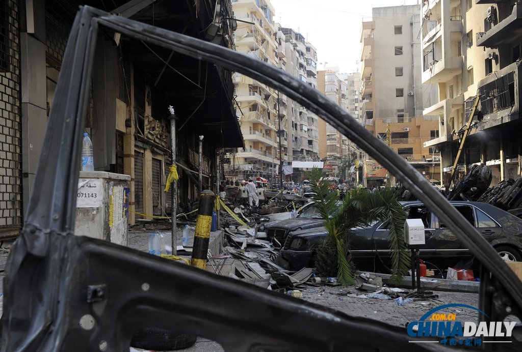 黎巴嫩政府調查爆炸現場 死傷300多人（高清組圖）