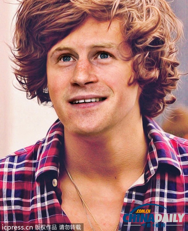 高手惡搞英皇室頭像 凱特長胡子威廉頭發濃密（圖）