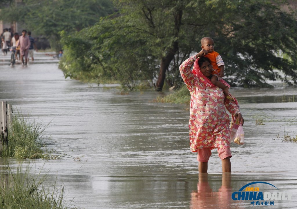 巴基斯坦洪水已造成至少108人遇難 形勢嚴峻（高清組圖）