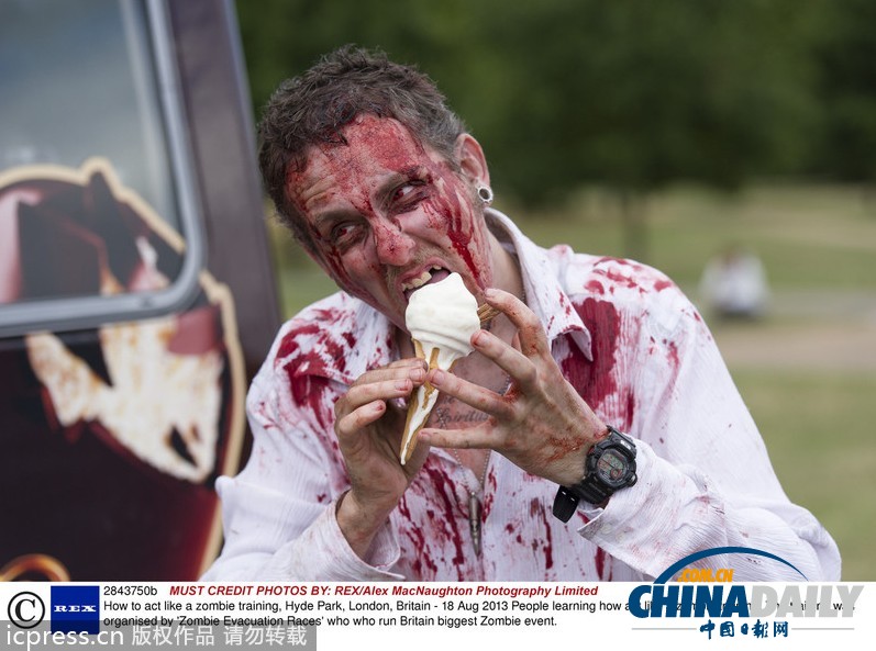 英國開設僵尸培訓課程 教人們如何做喪尸（組圖）
