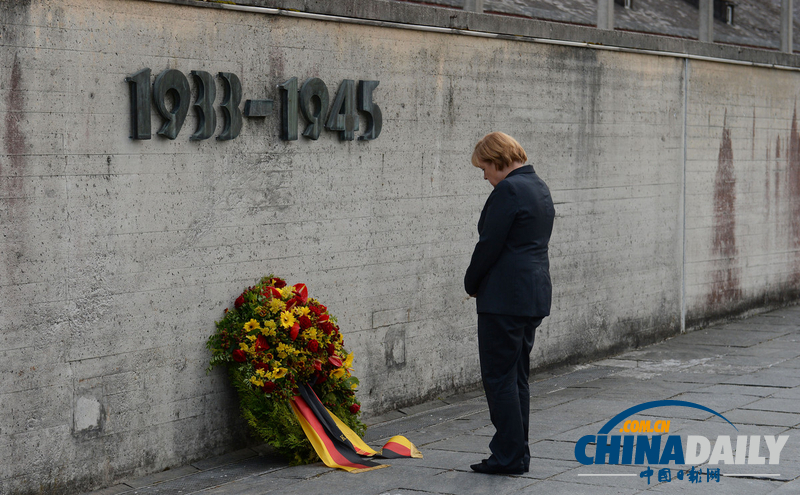 默克爾造訪納粹集中營 系在任德總理首次訪問