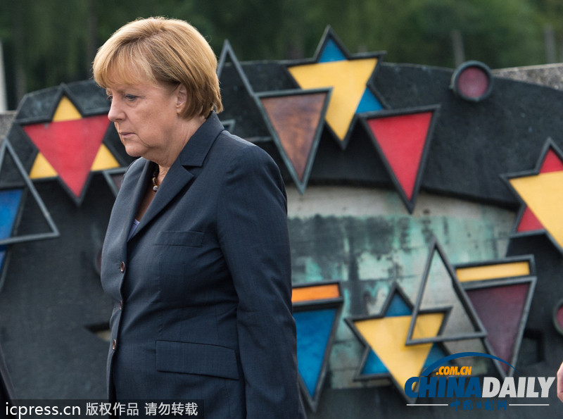 默克爾造訪納粹集中營 系在任德總理首次訪問