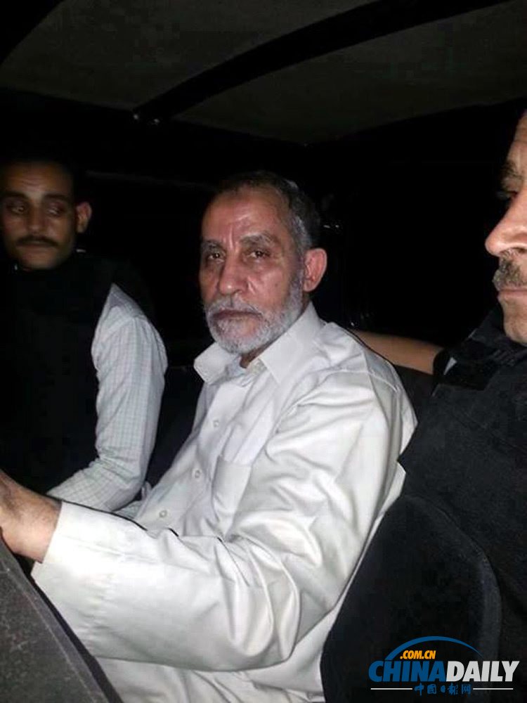 埃及內政部首次公布穆兄會最高領導人巴迪亞被捕后照片（組圖）