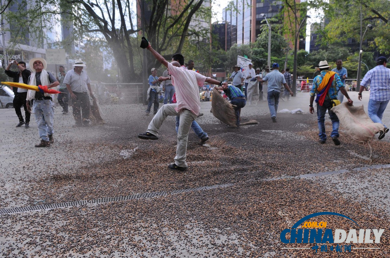 哥倫比亞全國大罷工要求下調汽油價格 引發警民沖突（組圖）