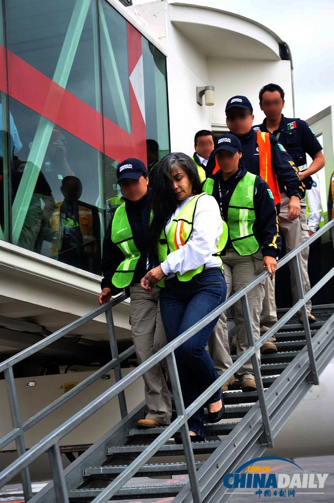 墨西哥大毒梟“太平洋女王”被押解回國（高清組圖）